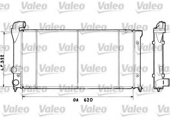 VALEO 730509 Radiator, engine cooling